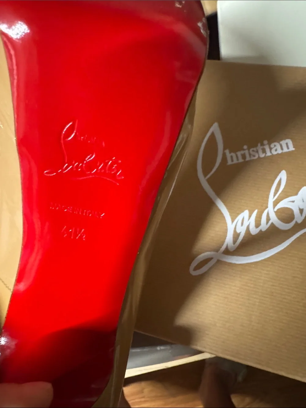 Christian Louboutin classic beige